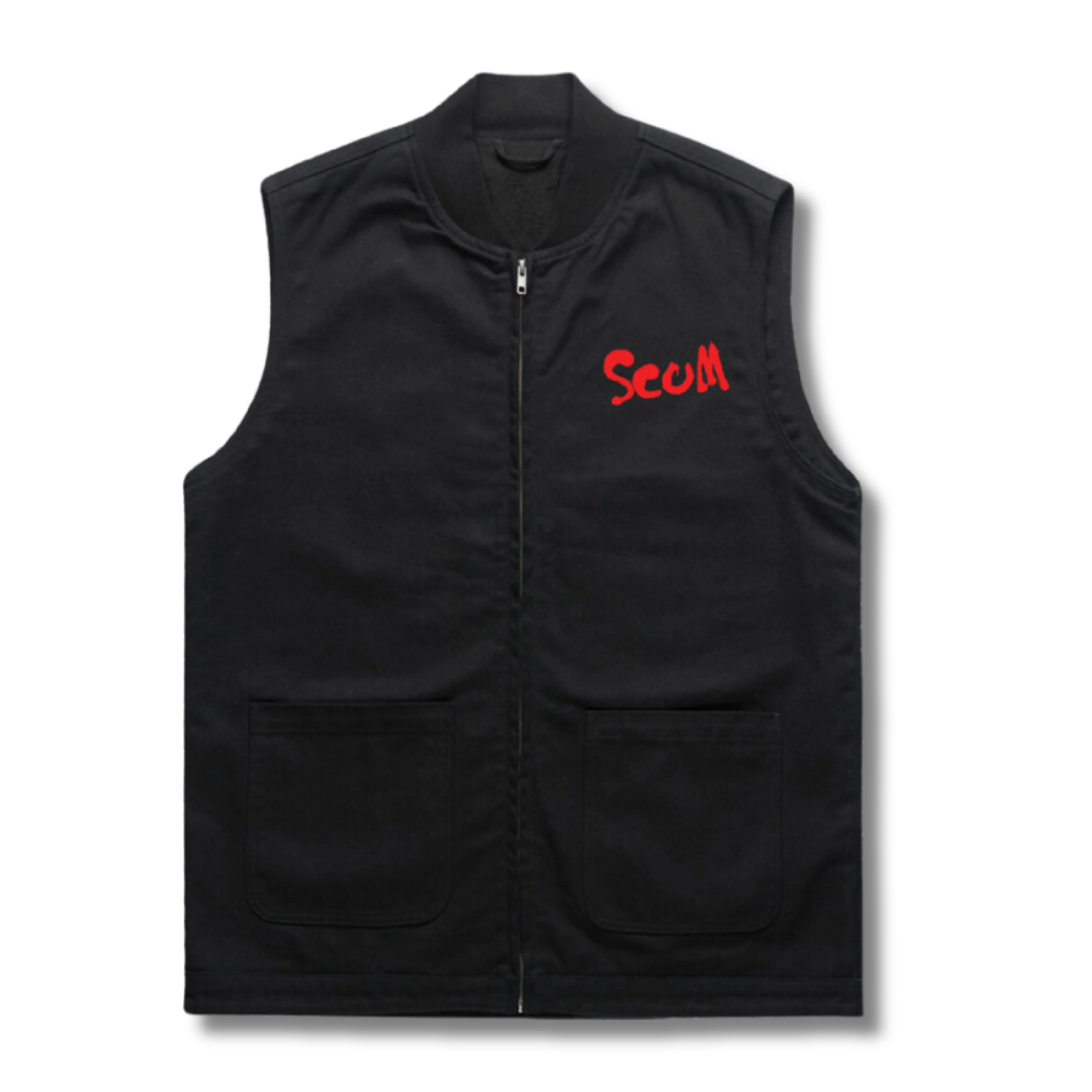 STAND PUFFER VEST - BLACK - Image 3