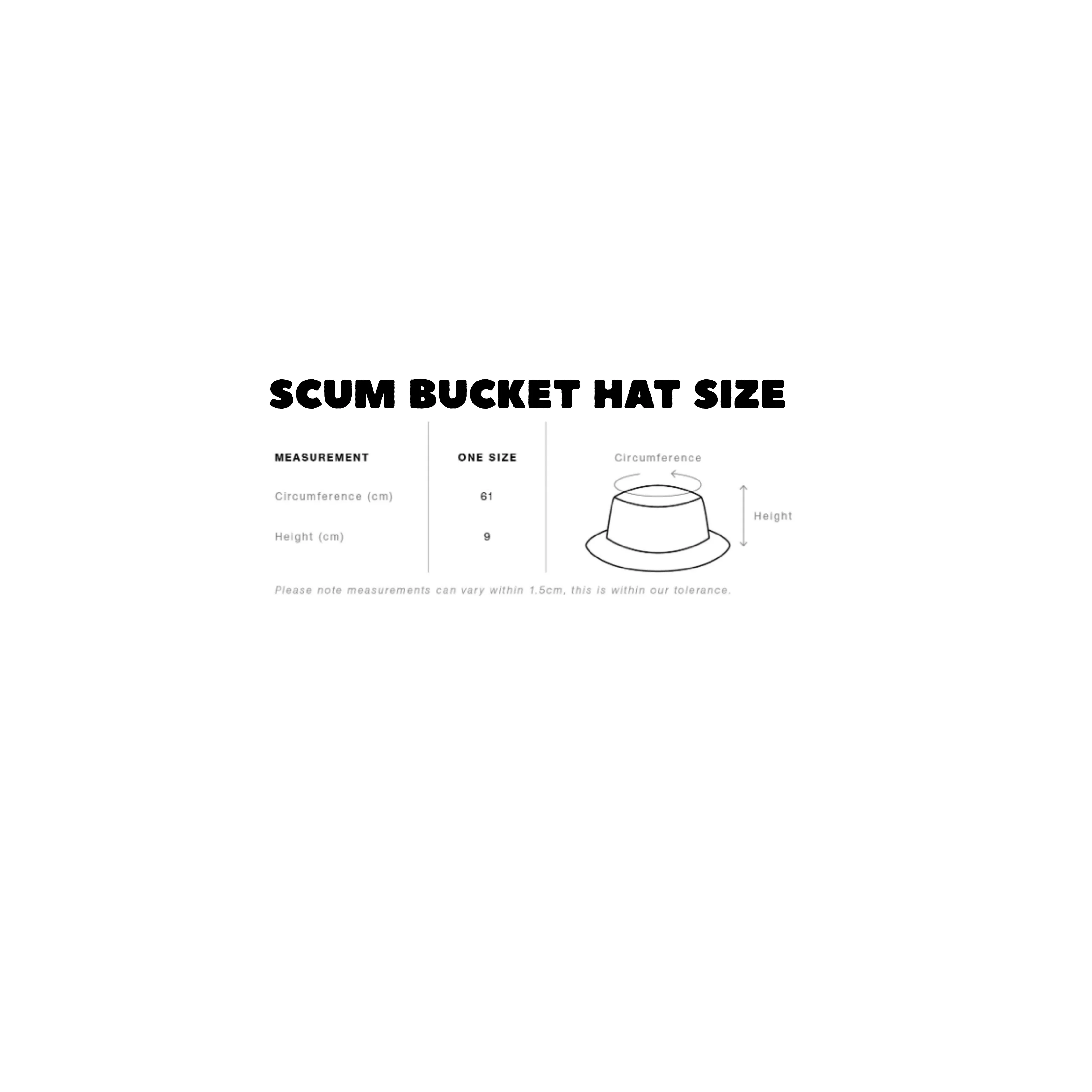 SCUM JINX BUCKET HAT - BLACK - Image 3