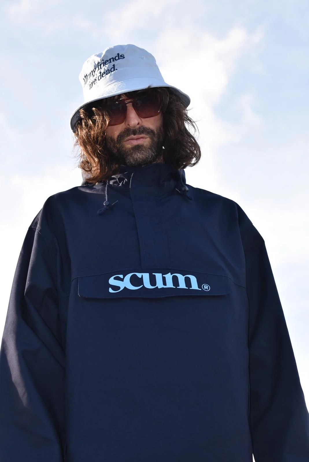 ALL MY FRIENDS ARE DEAD BUCKET HAT - LIGHT BLUE - Image 3